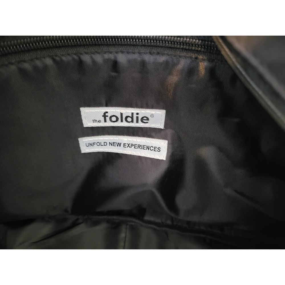 The Foldie Expandable Travel Tote Bag Black - Picture 4 of 6